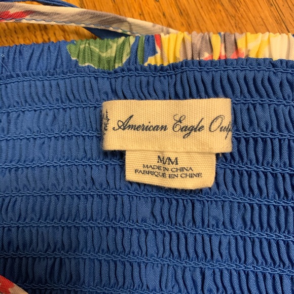 American Eagle Outfitters blue flowery dress - Picture 5 of 8